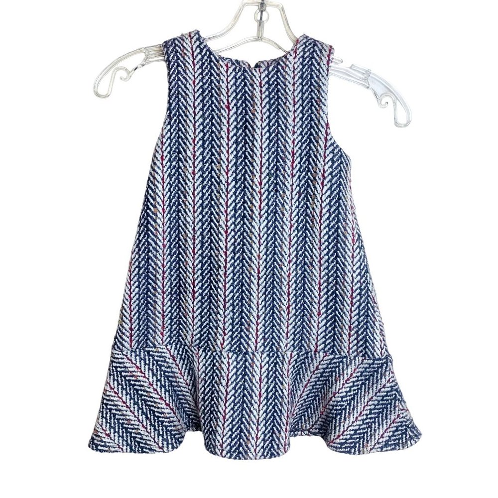 Imoga Purple Tweed Jumper Dress Girls Size 4